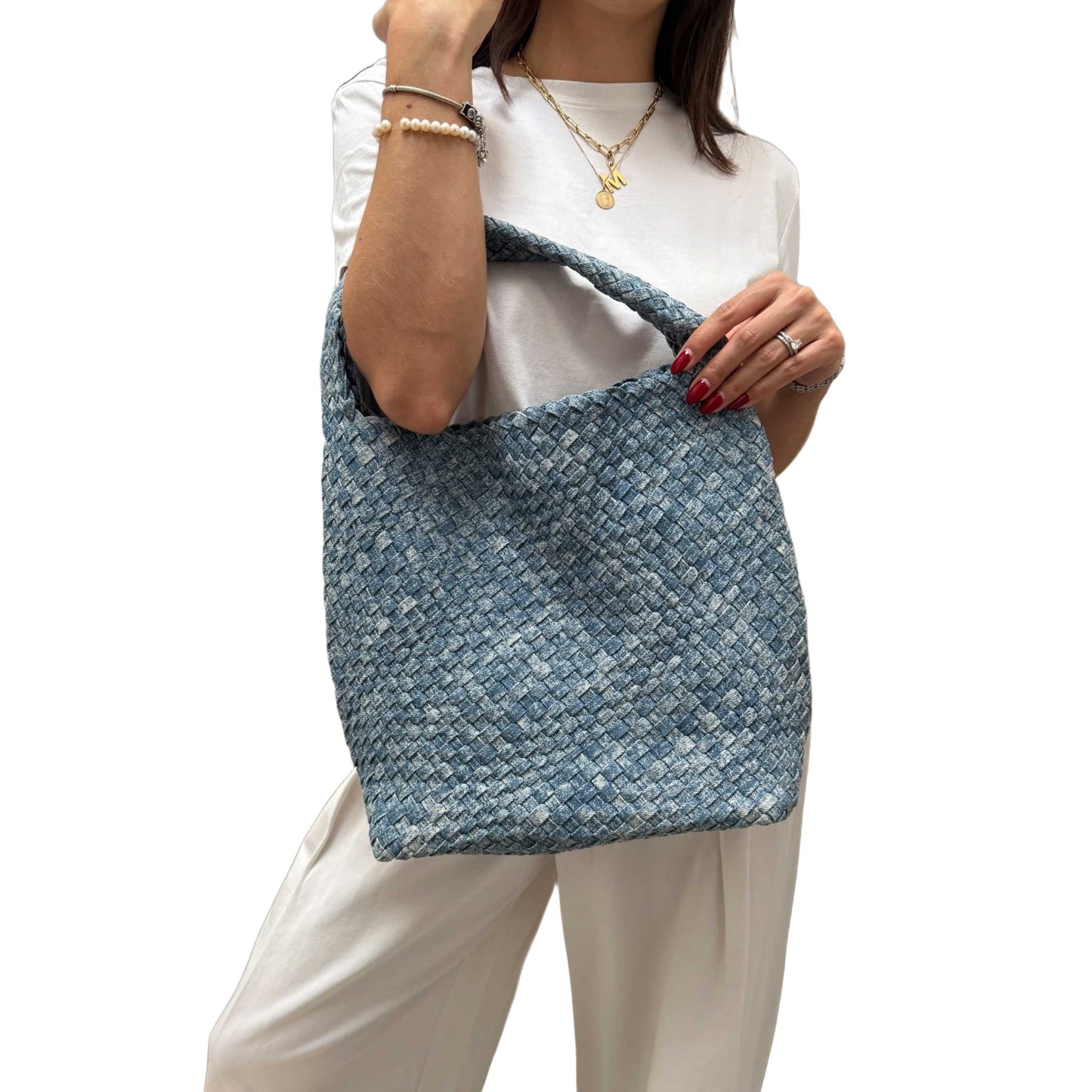 Camila Hobo Tote - Mezclilla