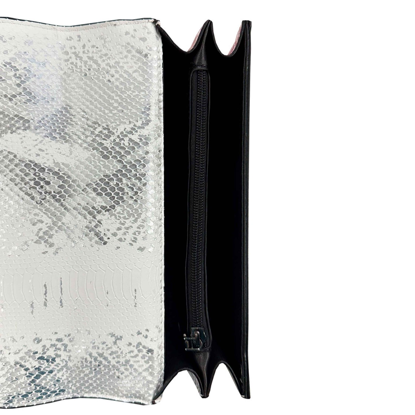 Pia Crossbody - Serpiente - Blanco