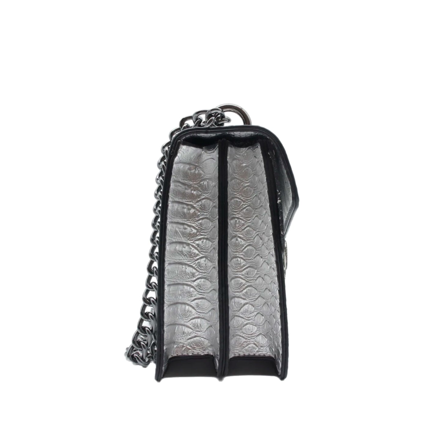 Pia Crossbody - Caimán - Plata