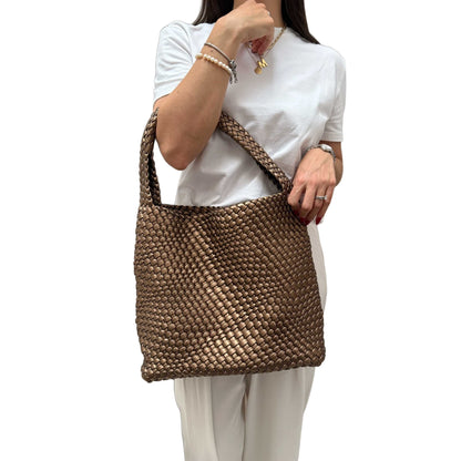 Camila Hobo Tote - Bronce