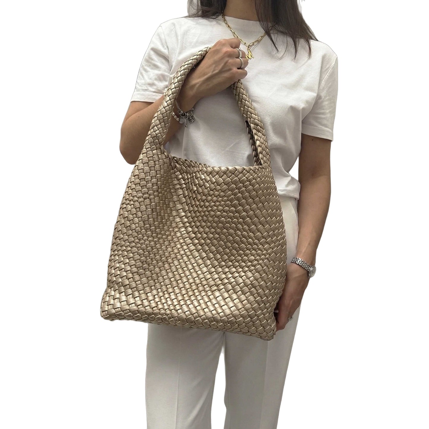Camila Hobo Tote - Dorado