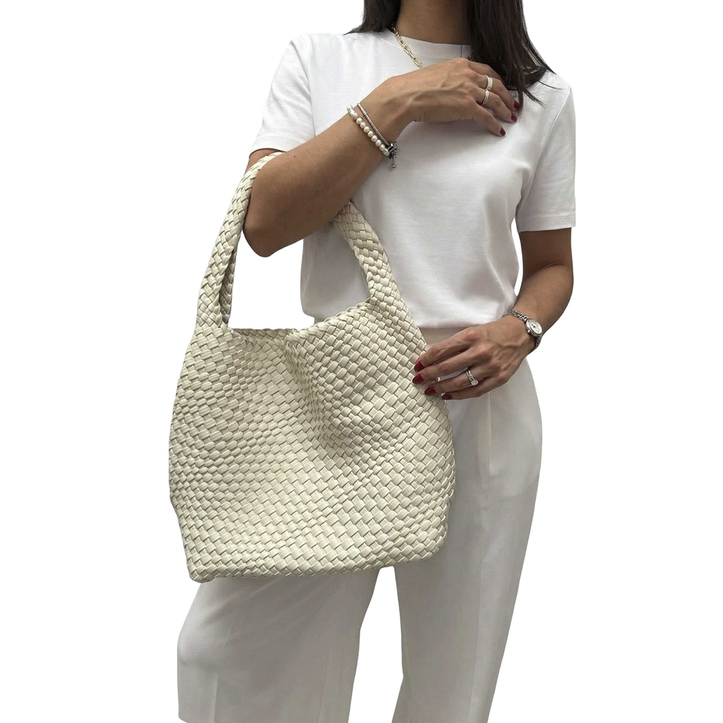 Camila Hobo Tote - Hueso