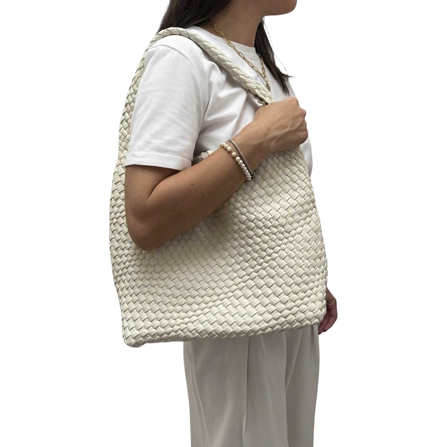 Camila Hobo Tote - Hueso