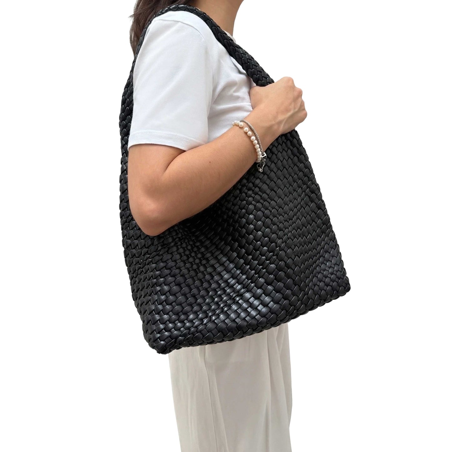 Camila Hobo Tote - Negro