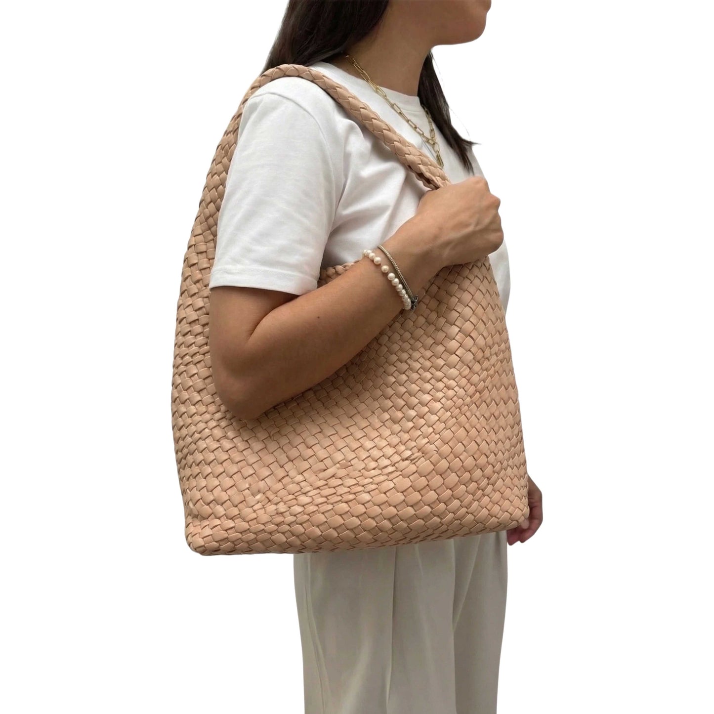 Camila Hobo Tote - Nude