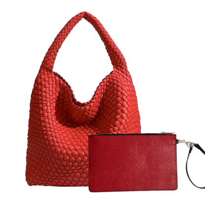 Camila Hobo Tote - Rojo