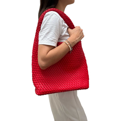 Camila Hobo Tote - Rojo