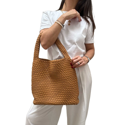 Camila Hobo Tote - Tan