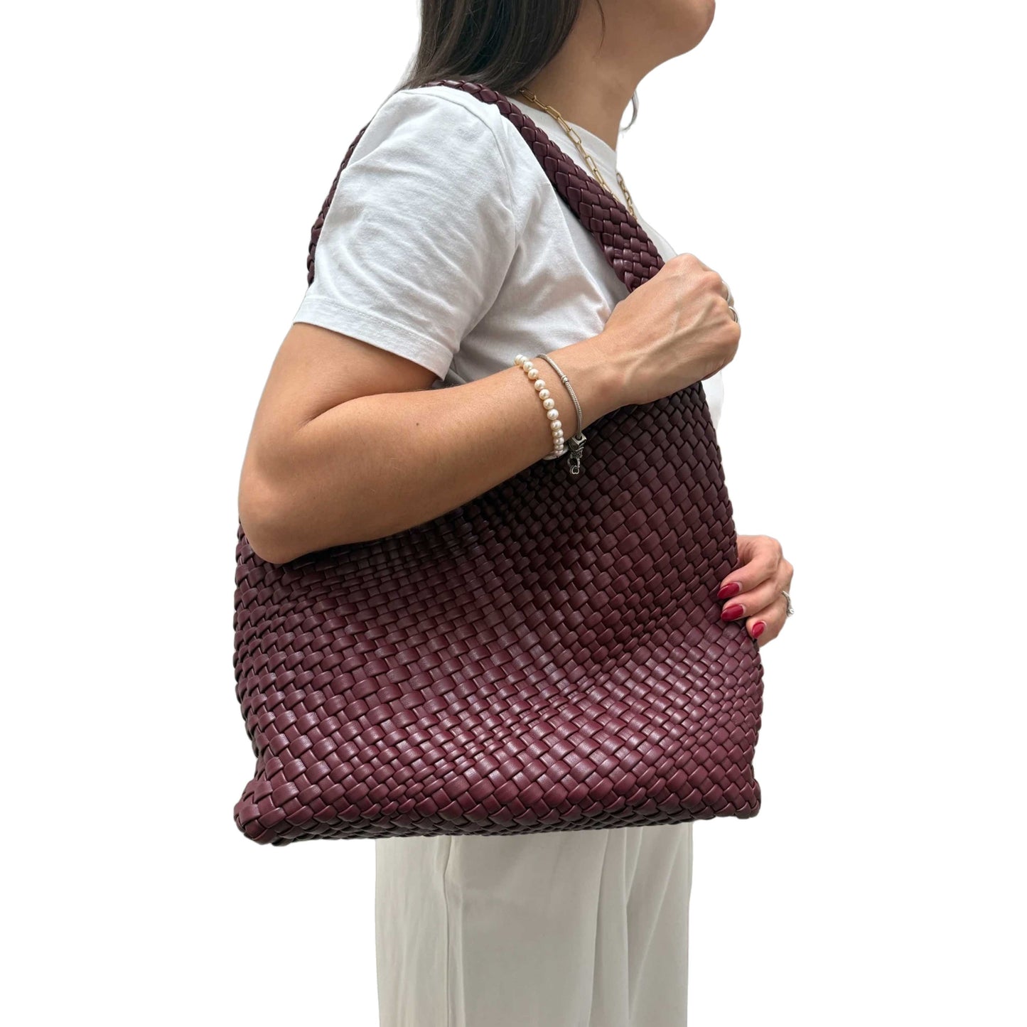 Camila Hobo Tote - Vino