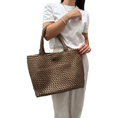 Karola Hobo Tote - Bronce