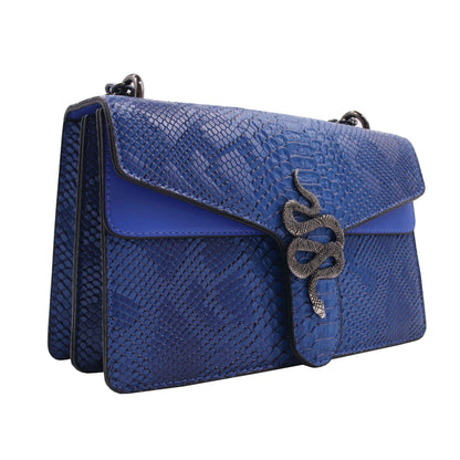 Pia Crossbody - Caimán - Azul