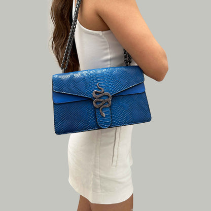 Pia Crossbody - Caimán - Azul