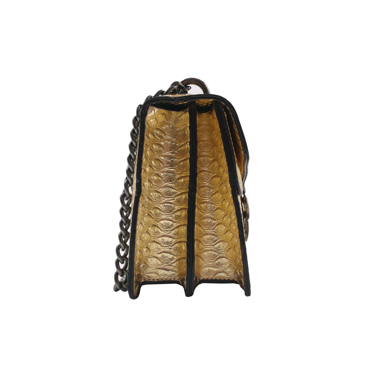 Pia Crossbody - Caimán - Oro