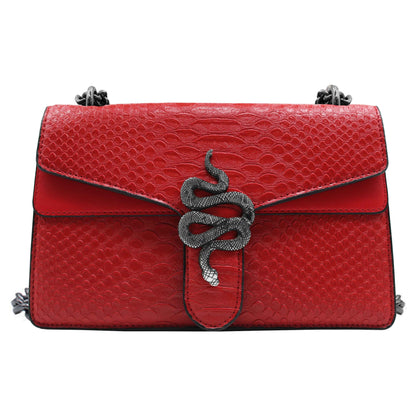 Pia Crossbody - Caimán - Rojo