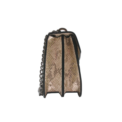 Pia Crossbody - Serpiente - Mocca