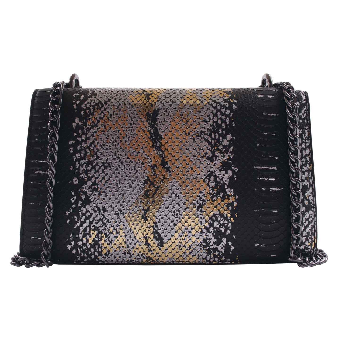 Pia Crossbody - Serpiente - Negro